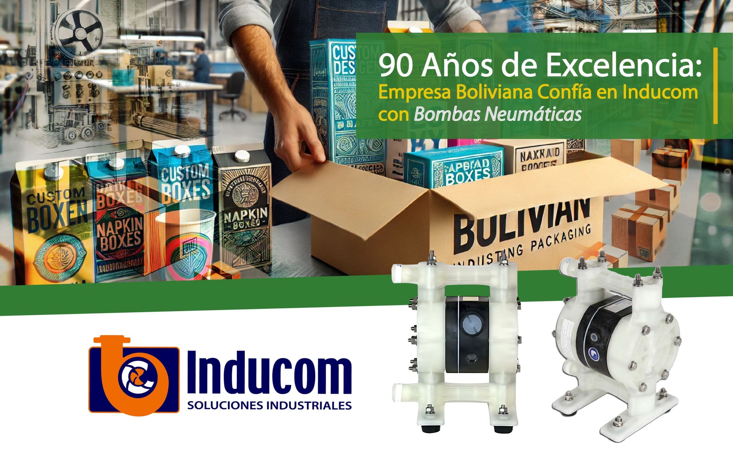 90 años de excelencia - bombas Neumáticas
