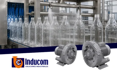 Industria de bebidas y secado de botellas: implementación de cuchillas de aire con sopladores regenerativos